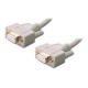 Câble Adaptateur Modem DB-9 Femelle / DB-9 Femelle 100cm Gris