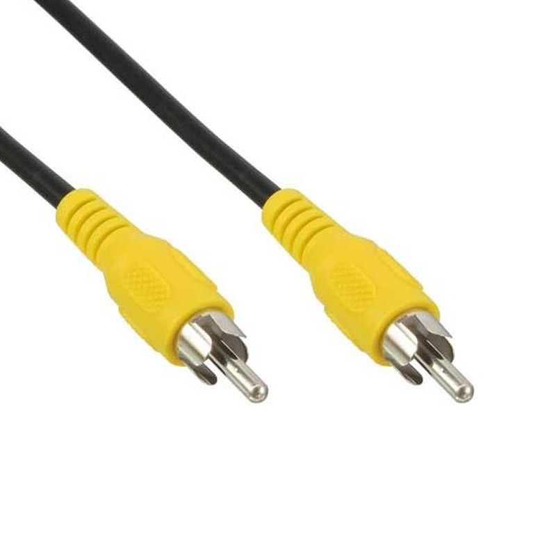 Câble Cordon Adaptateur Externe RCA Vidéo Mâle 1m Jaune - MonsieurCyberMan