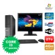 Lot PC Dell Optiplex 3020 SFF I3-4130 3.4GHz 4Go 2To DVD Wifi W7 + Ecran 17"