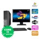 Lot PC Dell Optiplex 3020 SFF I3-4130 3.4GHz 4Go 480Go DVD Wifi W7 + Ecran 17"