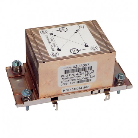 Dissipateur Processeur IBM 42D3097 FRU 40K7532 CPU Heatsink XServer X3755