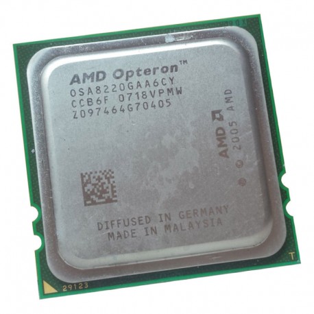 Processeur CPU AMD Opteron 8220 2.8Ghz 2Mo Socket F Dual Core OSA8220GAA6CY