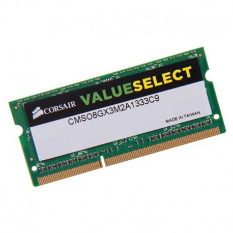 4Go RAM PC Portable SODIMM Corsair CMSO8GX3M2A1333C9 DDR3 PC3-10600 1333MHz