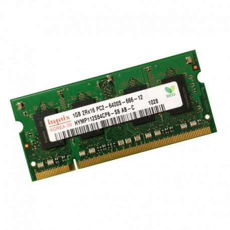 1Go RAM PC Portable SODIMM Hynix HYMP112S64CP6-S6 AB-C DDR2 800Mhz PC2-6400S CL6