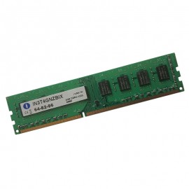4Go RAM INTEGRAL IN3T4GNZBIX 240-Pin DIMM DDR3 PC3-10600U 1333Mhz 240-Pin 2Rx8