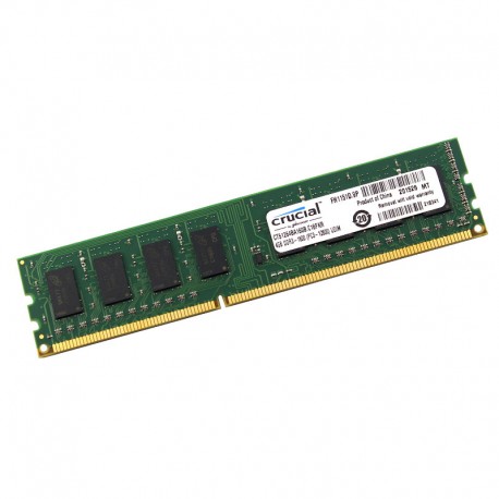 4Go RAM PC Crucial CT51264BA160B.C16FKR 240-PIN DDR3 PC3-12800U 1600Mhz CL11