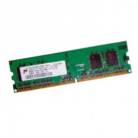 256Mo RAM PC Bureau MICRON DDR2 PC-4200U MT4HTF3264AY-53EB1 Unbuffered 1Rx16