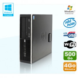 PC HP Compaq Elite 8100 SFF G6950 2,8 GHz 4Go 500Go Wifi Graveur W7 Pro