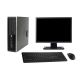 PC HP Compaq Pro 6300 SFF I7-3770 8Go 240Go SSD Graveur DVD Wifi W7 Ecran 17"