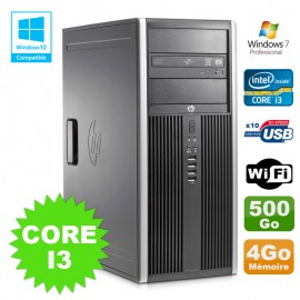 PC Tour HP Elite 8200 Core I3-2120 4Go Disque 500Go Graveur WIFI Win 7