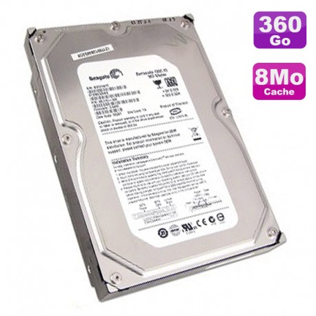 Disque dur 3.5" 360Go SATA II SEAGATE Barracuda ST3360320AS 7200RPM 8Mo