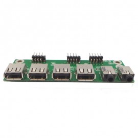 Front Panel I/O 4xUSB Audio IN/OUT Fujitsu S26361-D2915-A30 GS1 PU20FP002GOD
