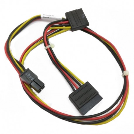 Câble Adaptateur ATX 4-Pin 2x SATA HP 628568-001 6200 6300 8100 8200 8300 Elite