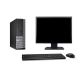 Lot PC Dell Optiplex 3020 SFF G3220 3GHz 4Go 240Go SSD DVD Wifi W7 + Ecran 19"