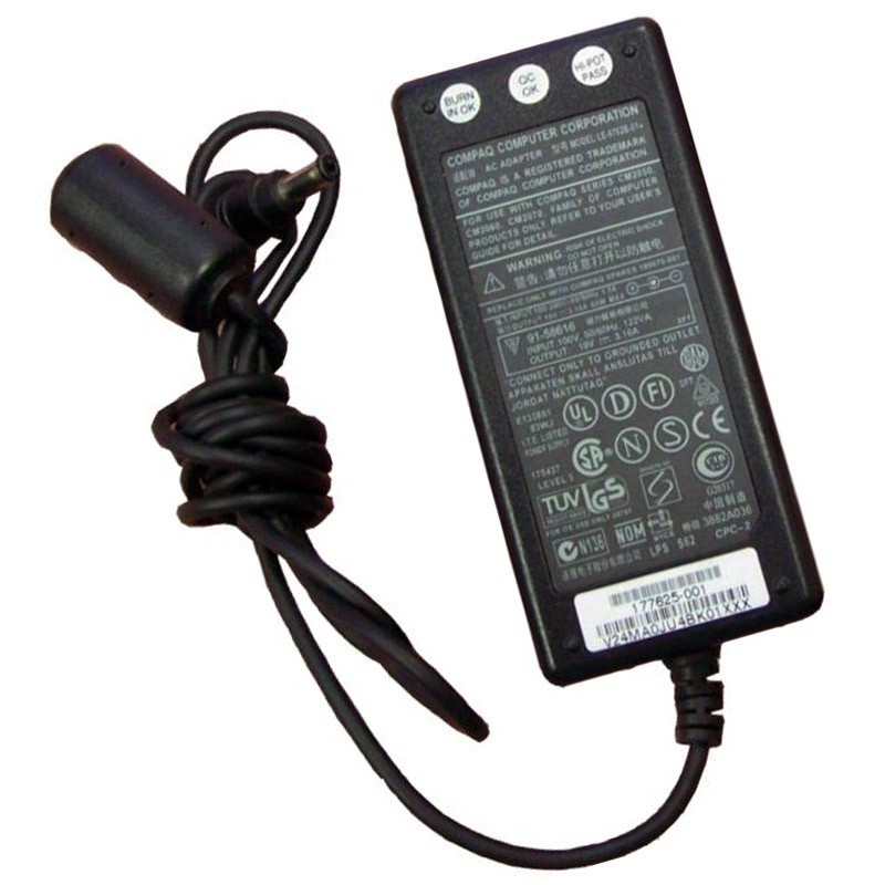 Chargeur Secteur 19V Pour HP COMPAQ - Adaptateur Alimentation PPP012L-S PPP012H-S - Expédition France Avec Suivi