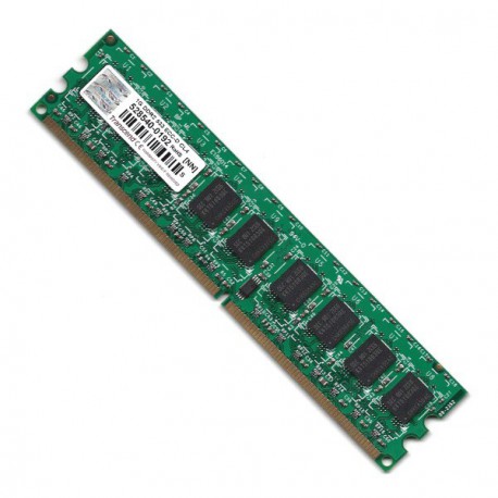 RAM Serveur DDR2-533 Mhz Transcend PC2-4200 1GB Unbuffered ECC CL4 TS128MLQ72V5J