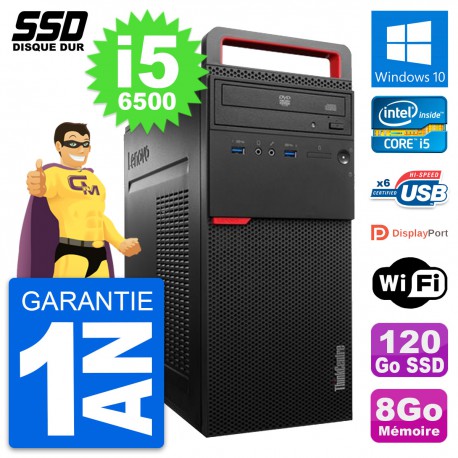 PC Tour Lenovo ThinkCentre M700 Intel i5-6500 RAM 8Go SSD 120Go Windows 10 Wifi