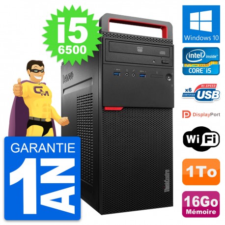 PC Tour Lenovo ThinkCentre M700 Core i5-6500 RAM 16Go Disque 1To Windows 10 Wifi