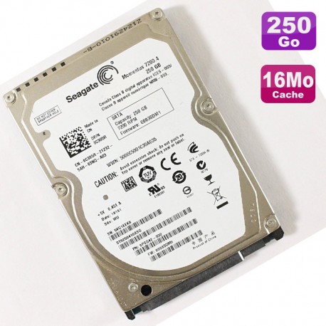 Disque Dur 250Go SATA 2.5" Seagate Momentus ST9250410ASG 9PSG42-003 Pc Portable