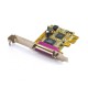 Carte Parallèle Exsys EX-44010 DB-25 IEEE1284 PCI-e High Profile