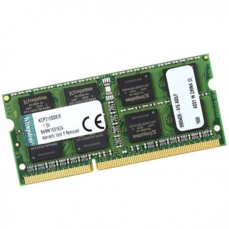 8Go RAM PC Portable KINGSTON KCP316SD8/8 SODIMM DDR3 PC3-12800S 1600MHz 2Rx8