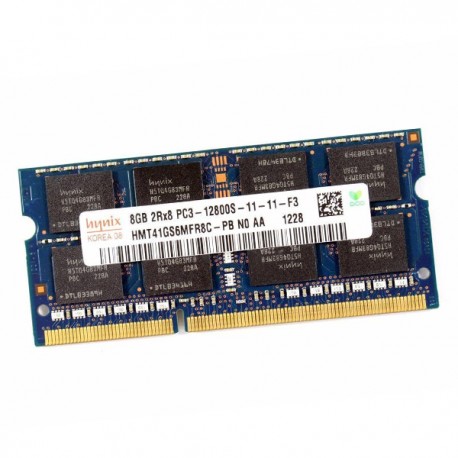 8Go RAM PC Portable Hynix HMT41GS6MFR8C-PB SODIMM DDR3 PC3-12800S 1600MHz 2Rx8
