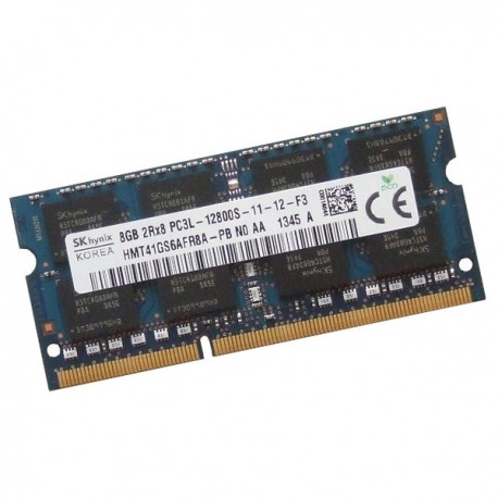 8Go RAM PC Portable Hynix HMT41GS6AFR8A-PB SODIMM DDR3 PC3L-12800S 1600MHz 2Rx8