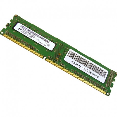 2Go Ram PC Bureau MICRON MT8KTF25664AZ-1G6M1 DDR3 PC3-12800U 1600Mhz CL9 1Rx8