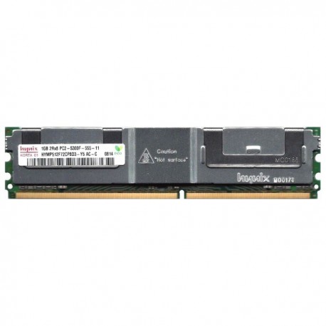 RAM Serveur DDR2-667 HYNIX PC2-5300F 1GB Fully Buffered ECC HYMP512F72CP8D3-Y5