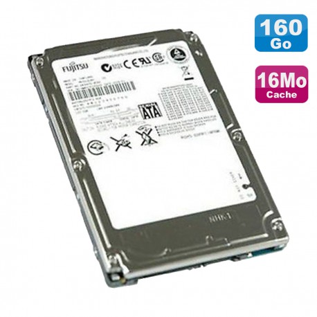 Disque Dur 160Go SATA 2.5" Fujitsu MHZ2160BJ CA07096-B32400DL 7200RPM 16Mo