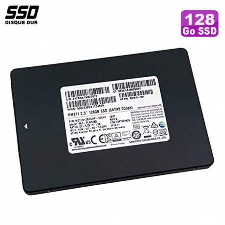SSD 128Go 2.5 Samsung MZ-7LN1280 MZ7LN128HCHP-000H1 801645-001