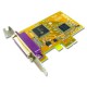 Lot x10 Cartes SUNIX Port Parallele IEEE1284 PCI-E Low Profile PAR5408AL 0G1FN2