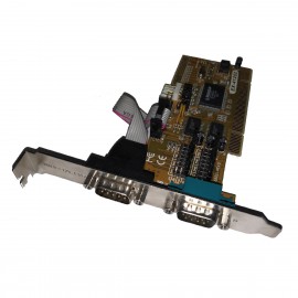 Carte Adaptateur PCI Dual Ports Série RS-232 DB-9M EX-41252 EXSYS 59221 REV. D