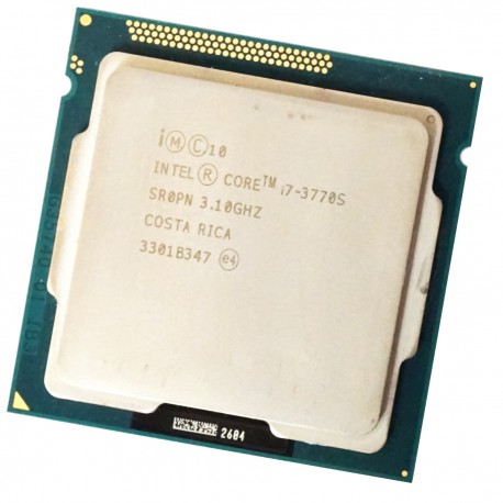 Processeur CPU Intel Core I7-3770S 3,10 GHz 8Mo 5GT/s FCLGA1155 SR0PN