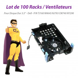Lot x100 Racks Ventilateurs Dell 740 755 780 SFF TJ160 NH645 NJ793 CM740 NY290