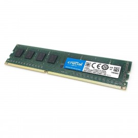 4Go RAM Crucial CT51264BD160B.C16FPD2 240Pin DDR3 PC3L-12800U 2Rx8 1.35v CL11