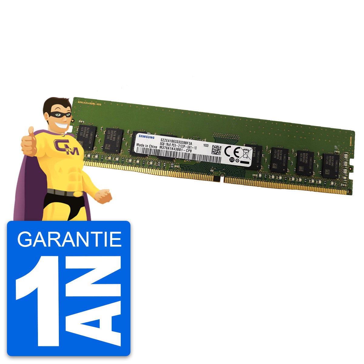 Samsung 8GB DDR4 メモリ M378A1K43BB1-CPB OEMPCWorld.com: M378A1K43BB1-CPB DJF 8GB 288p PC4-17000 CL15 8c