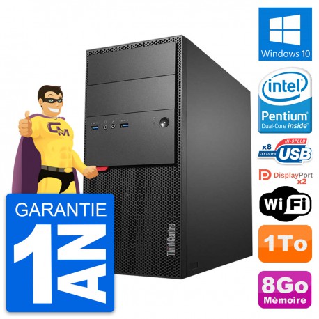 PC Tour Lenovo ThinkCentre M900 Intel G4400 RAM 8Go Disque 1To Windows 10 Wifi