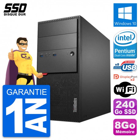 PC Tour Lenovo ThinkCentre M900 Intel G4400 RAM 8Go SSD 240Go Windows 10 Wifi