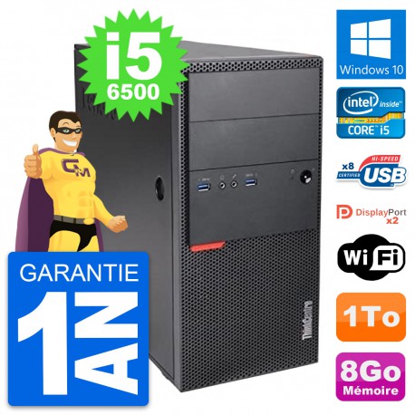 PC Tour Lenovo ThinkCentre M900 Intel i5-6500 RAM 8Go Disque 1To Windows 10 Wifi