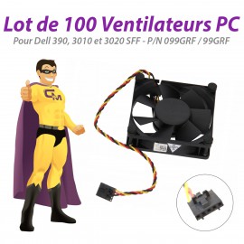 Lot x100 Ventilateurs PC Dell 390 3010 3020 SFF 099GRF 99GRF Boîtier OptiPlex