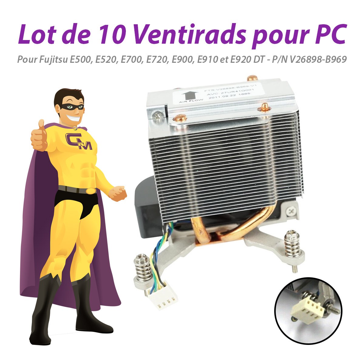 Façade PC Fujitsu Esprimo E720 E920 DT PE60155 K1337-C420 F1119 Front Bezel