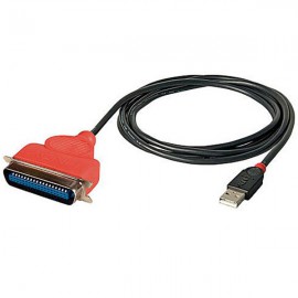 Câble Convertisseur LINDY 42813 USB-A Parallèle Centronics 36-Pin Mâle C36 NEUF