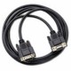 Câble Adaptateur 1x DB9 Mâle vers 1x Port Série DB9 Femelle RS232 1.8m Noir NEUF