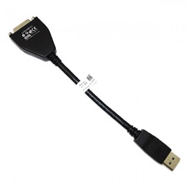 Câble Adaptateur Dell 023NVR 23NVR DisplayPort vers DVI-D Single Link 20cm Noir