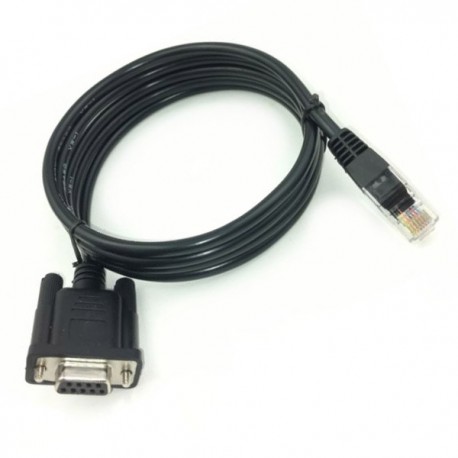 Câble Adaptateur IPE Console ZV00051 DB-9 Femelle vers RJ-45 Mâle 180cm Noir
