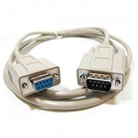 Câble Adaptateur DB9 Mâle vers DB9 Femelle RS232 66049 5102904600 1.8m Gris NEUF
