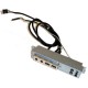 Front Panel HP Compaq 316133-002 239074-011 2x USB Audio LED D330 DC5000 DX5150