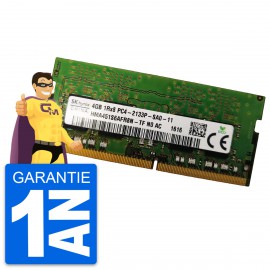 4Go RAM Hynix HMA451S6AFR8N-TF SODIMM DDR4 PC4-17000S 2133Mhz 1Rx8 1.2v CL15