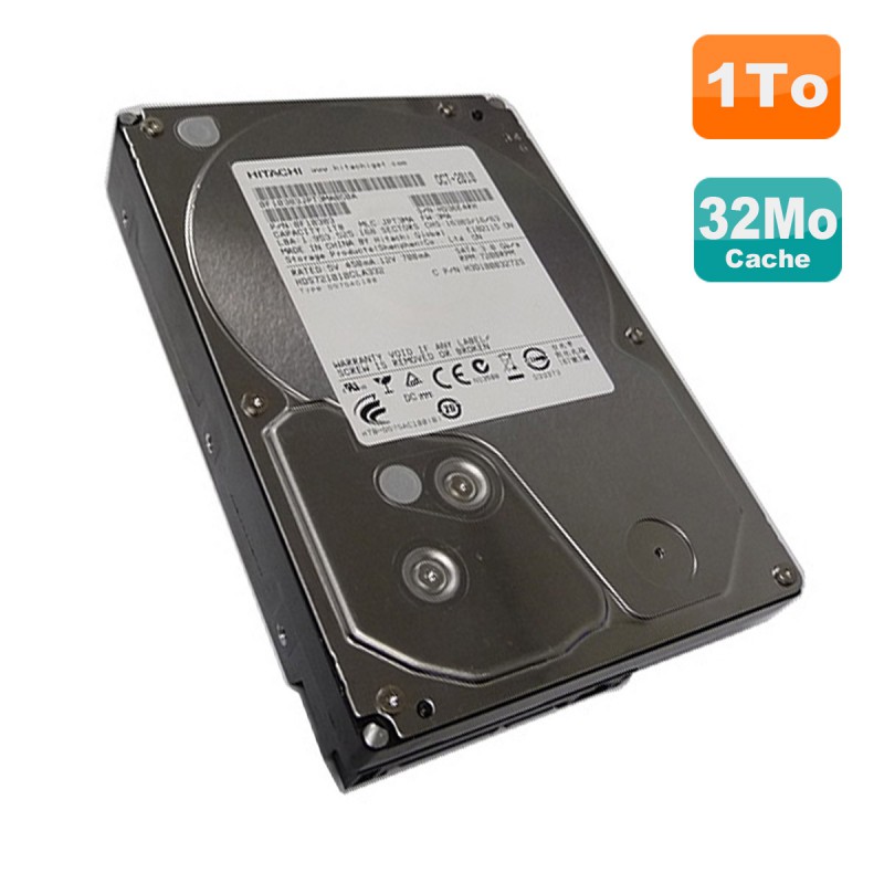 Hitachi - 1W10028 Disque Dur HDD Interne 1To 2.5 SATA 6Go/s 5400RPM Noir - Disque  Dur interne - Rue du Commerce